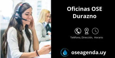 Oficina OSE Durazno Direccion horario y telefono