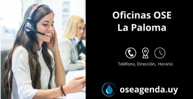 Oficina OSE La Paloma Rocha Direccion horario y telefono